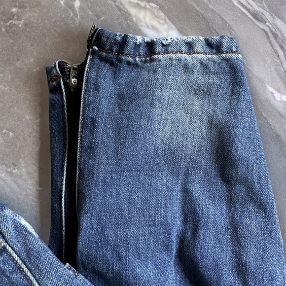 One Teaspoon KINGPINS CROPPED BOYFRIEND JEANS Size 24 - Picture 8 of 9